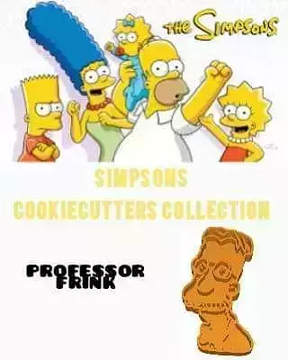 Wonderful Simpsons Character Professor Jonathan Cookie Cutter 3D model