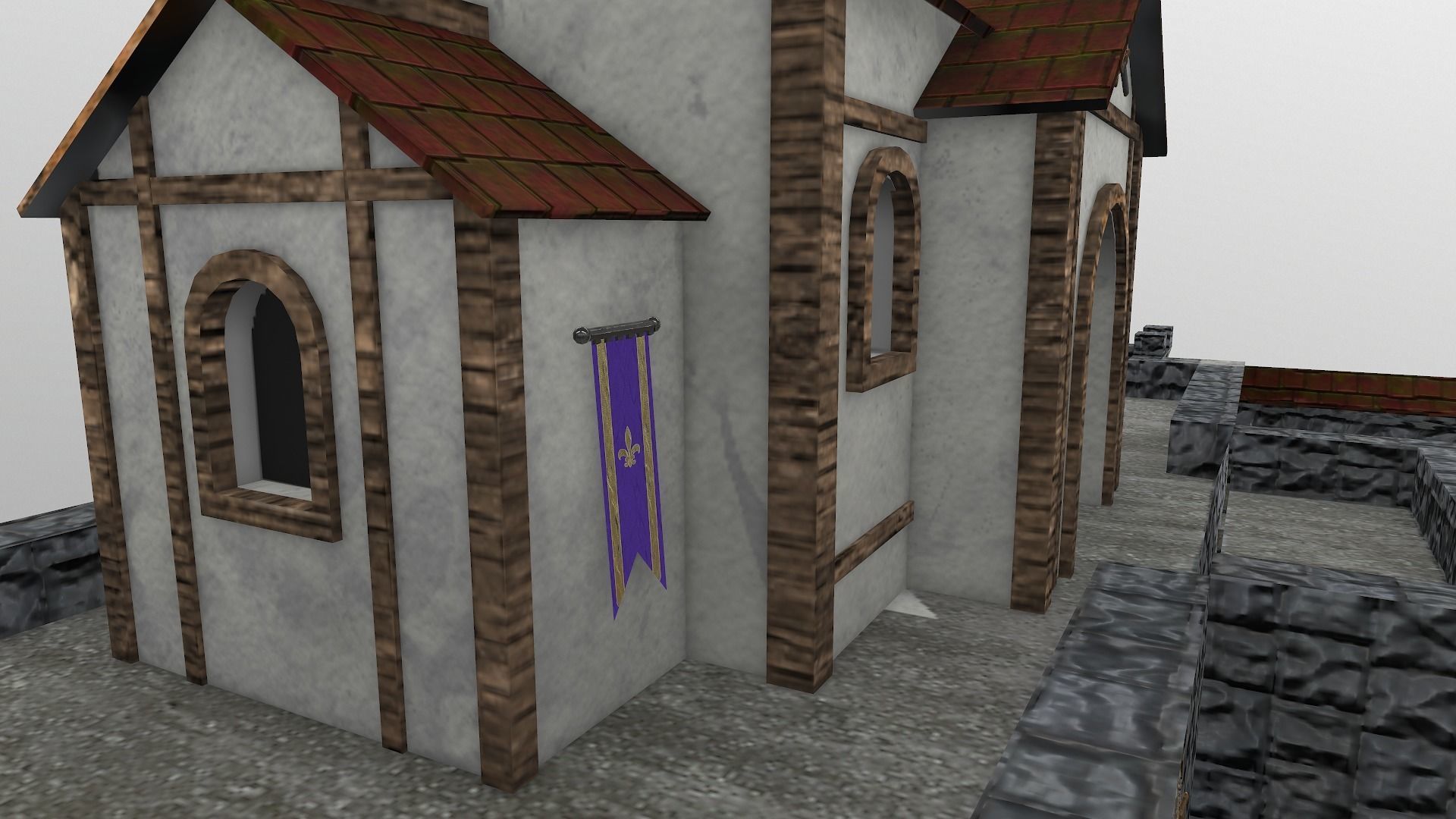  Warrior Barracks Level 15 3D model_10