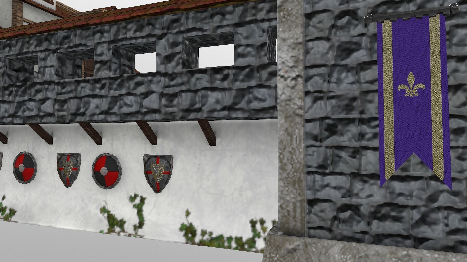  Warrior Barracks Level 15 3D model_17