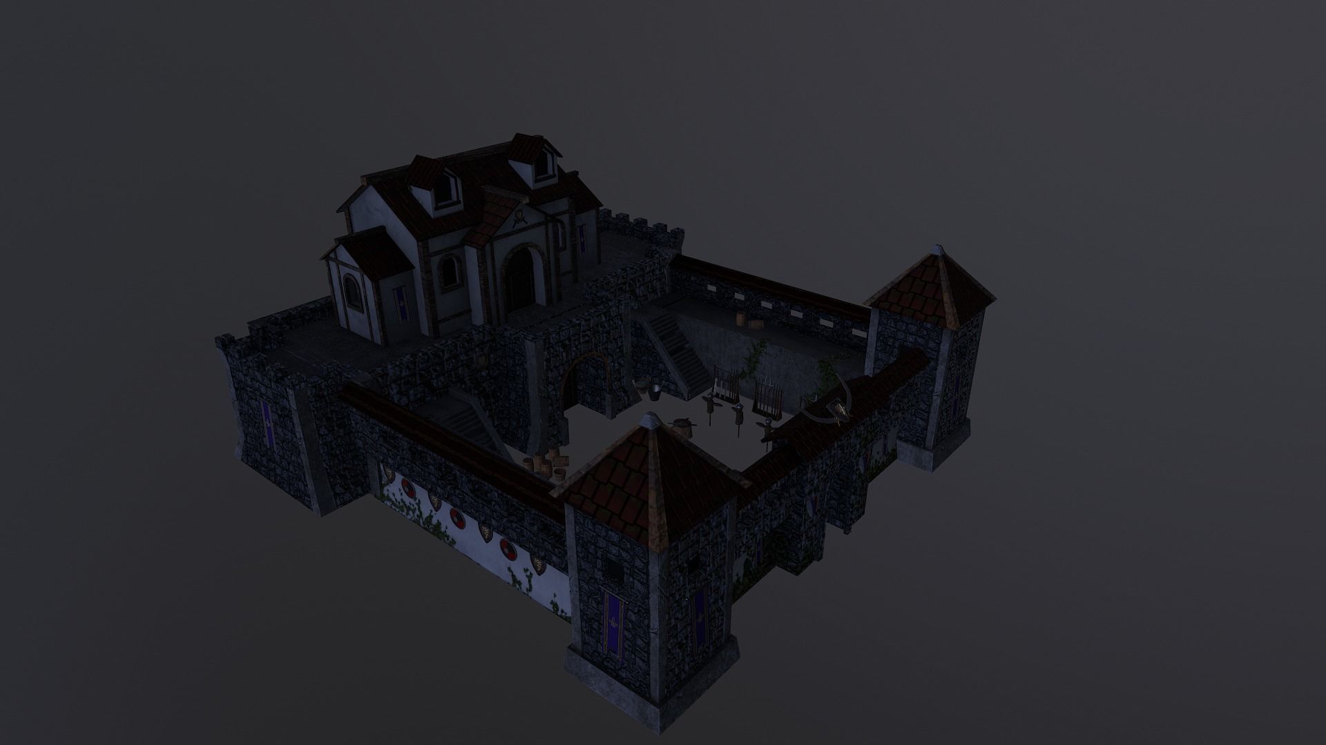  Warrior Barracks Level 15 3D model_21