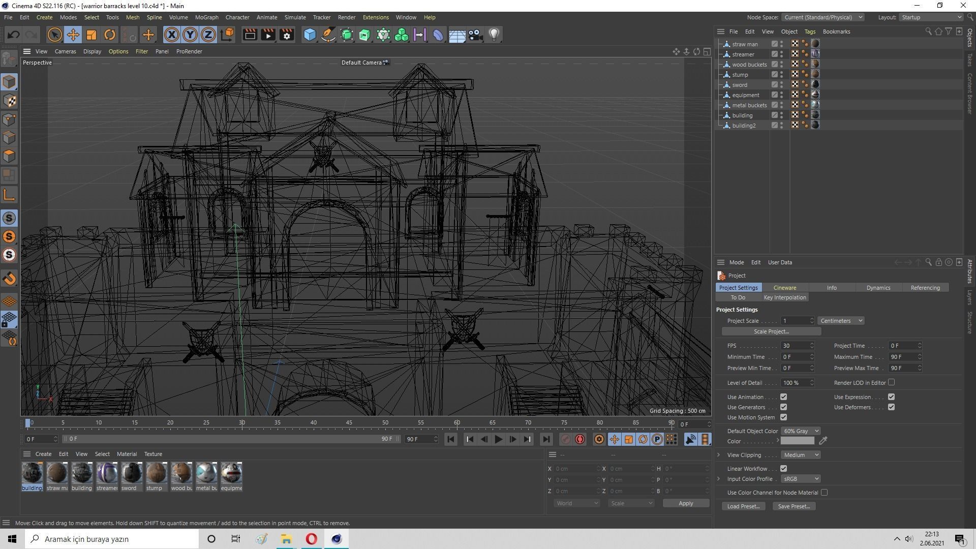  Warrior Barracks Level 15 3D model_32