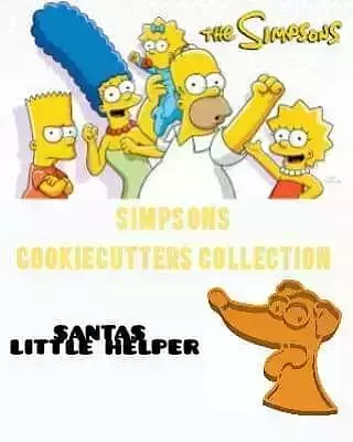 Wonderful Simpsons Character Santas Little Helper Cookie Cutter 