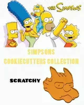 Wonderful Simpsons Character Scratchy Cookie Cutter 