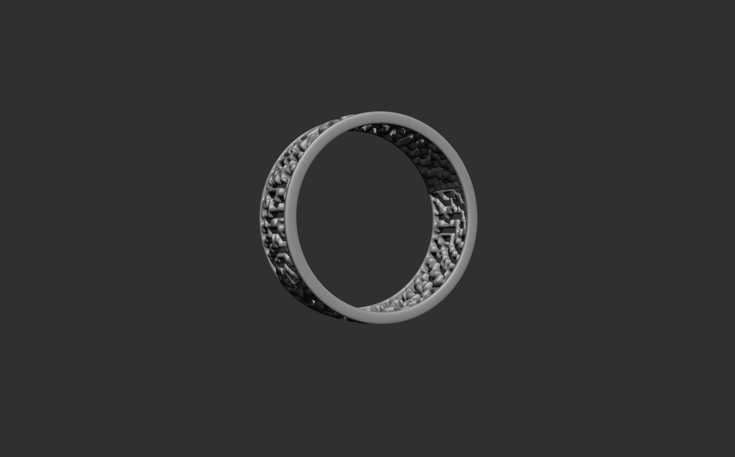 Stylish ring 3D print model_5