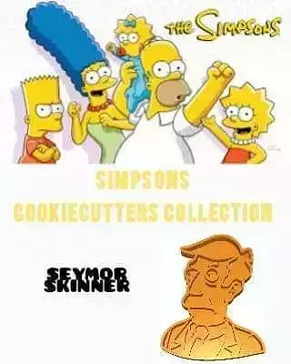 Wonderful Simpsons Character Seymor Skinner Cookie Cutter 