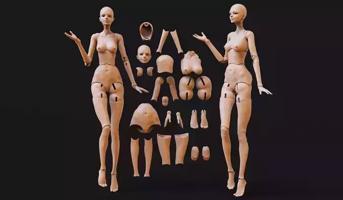 Juliet - 3D BJD Doll articulateddolls bjdprinting stlbjd