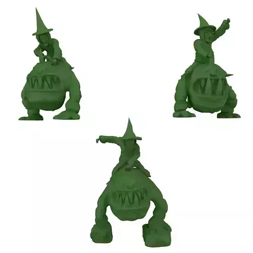3D printing ready fantasy creatures