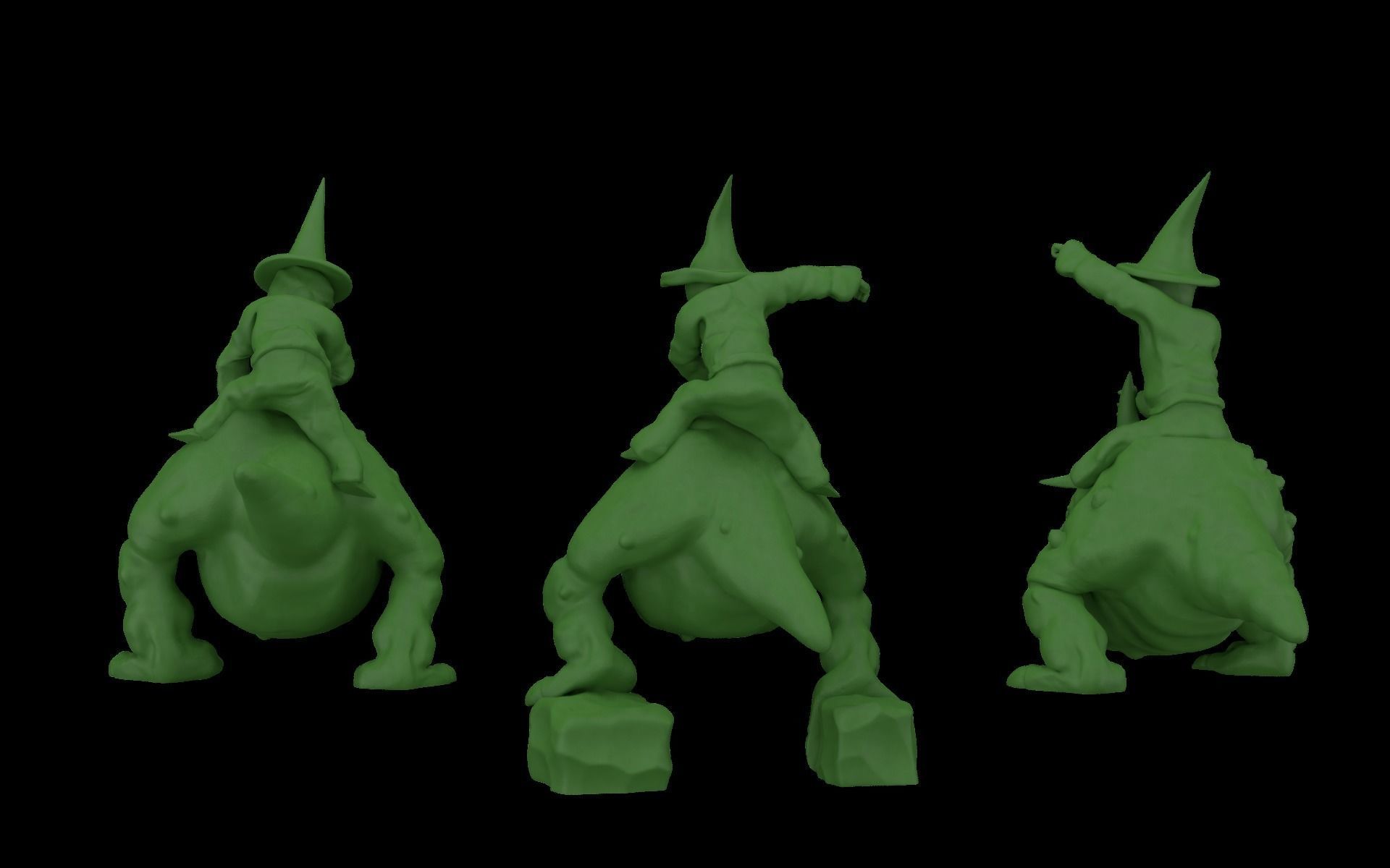 3D printing ready fantasy creatures 3D print model_4