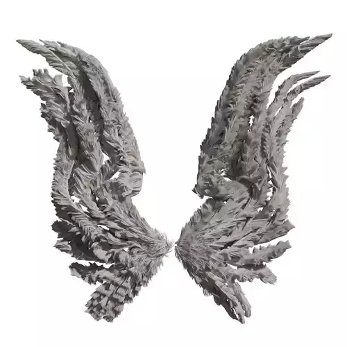 Realistic Angel Wings Rigged and animated Free low-poly 3D model Realistic Angel Wings Rigged and animated Free low-poly 3D model