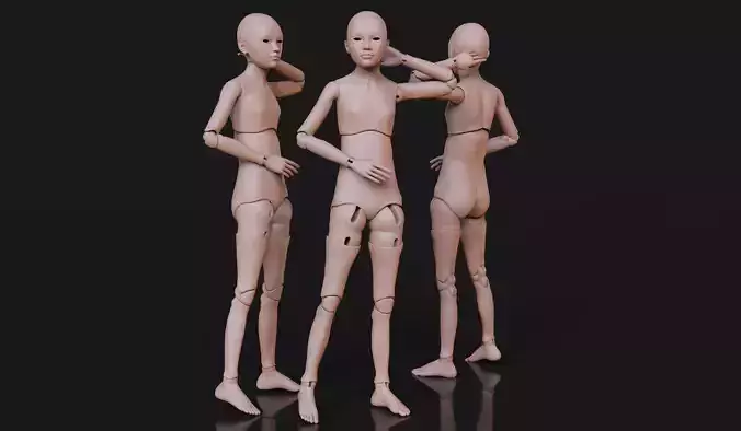 Miles doll print BJD Doll articulated dolls bjd printing