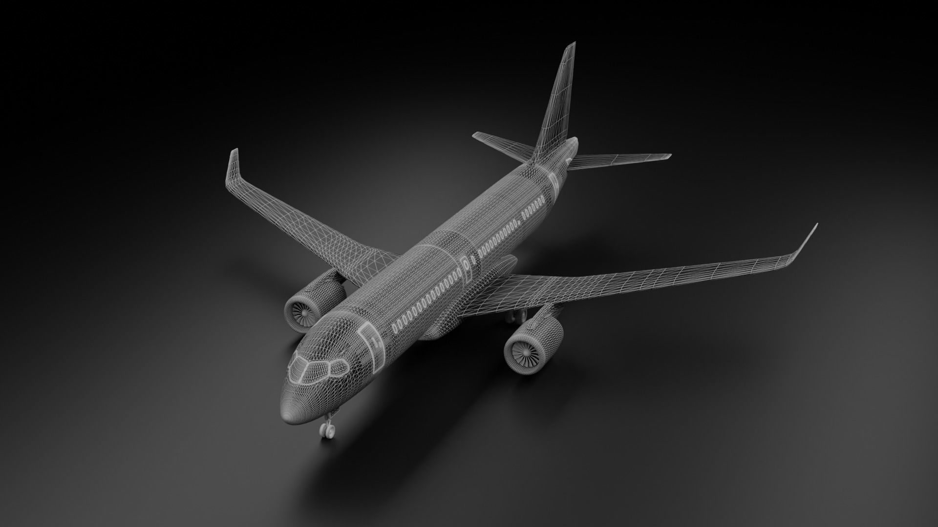 Airbus A220 Family Pack 3D model_9
