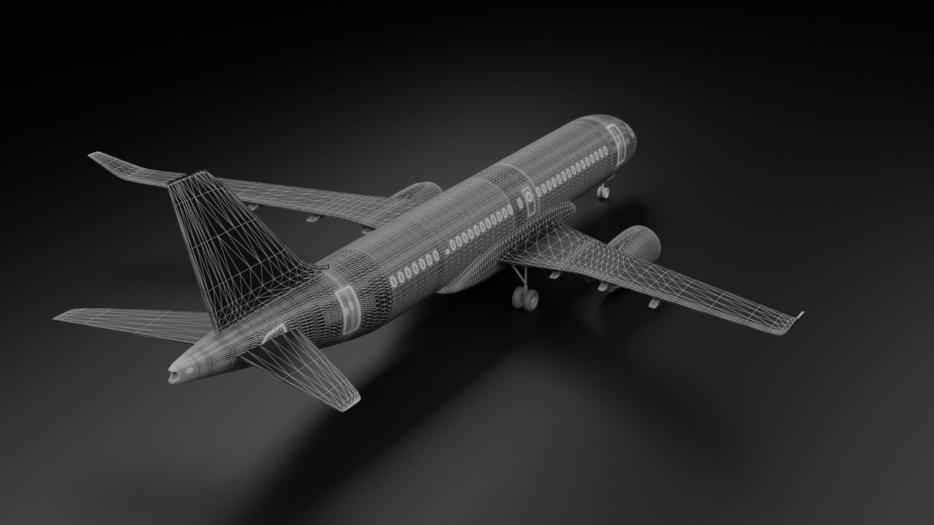 Airbus A220 Family Pack 3D model_14