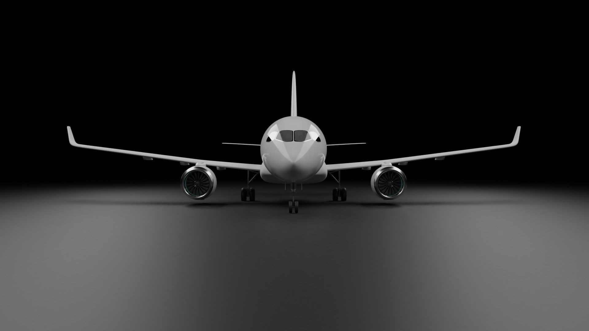 Airbus A220 Family Pack 3D model_12