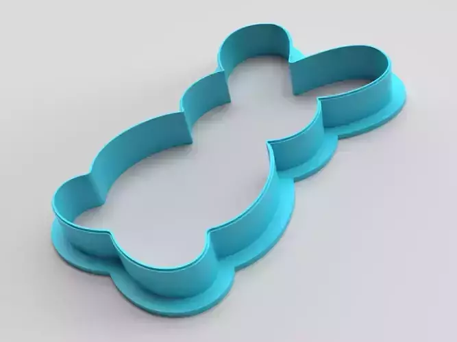 Cookie cutter - Rabbit 2 3D print model