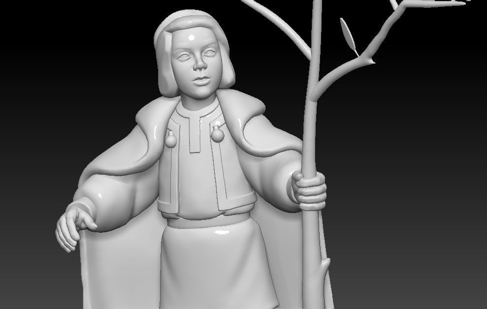 Cartoon baby Boy 3D print model_8