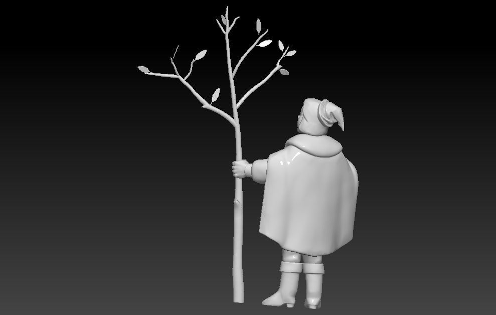 Cartoon baby Boy 3D print model_4