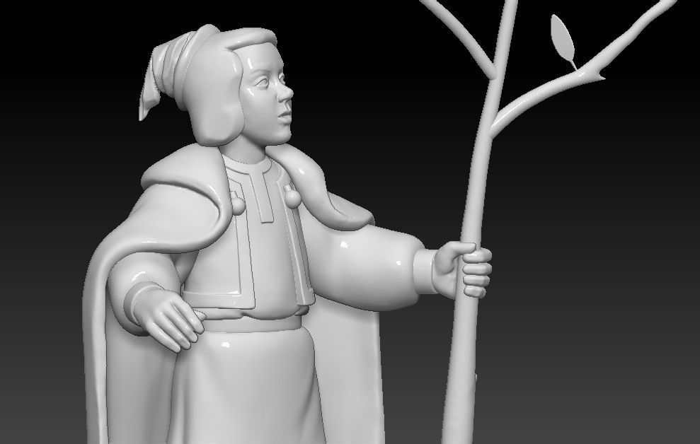 Cartoon baby Boy 3D print model_7