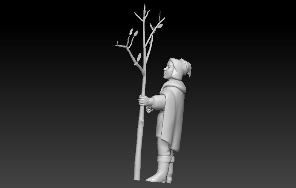 Cartoon baby Boy 3D print model_5