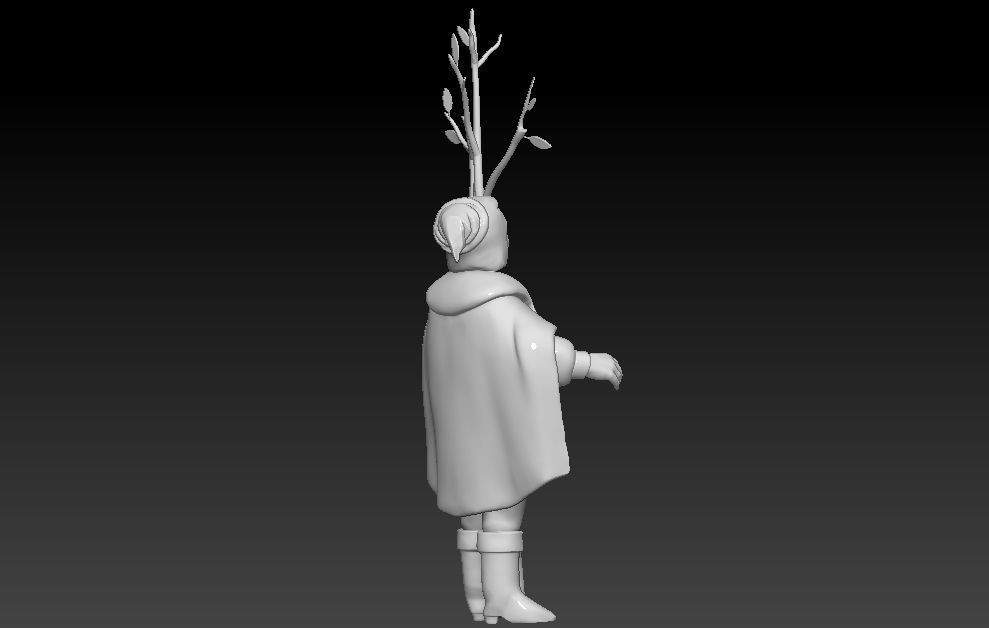 Cartoon baby Boy 3D print model_3