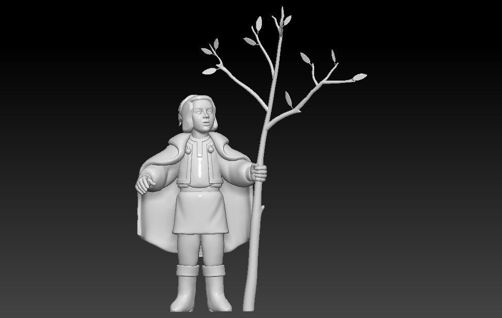 Cartoon baby Boy 3D print model_0