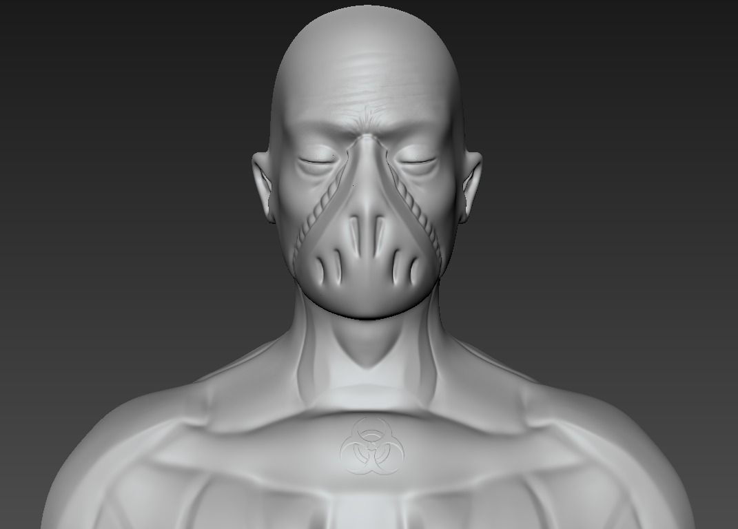 Hibernated sci-fi soldier Low-poly 3D model_5