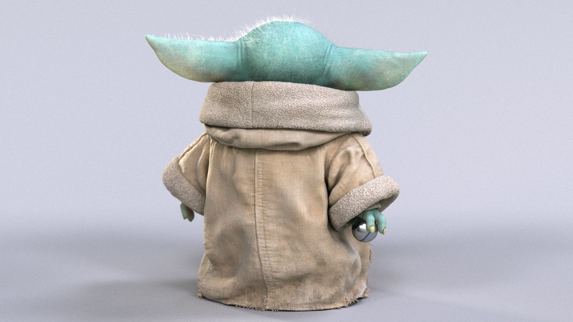 Grogu Baby Yoda Film Quality 3D model 3D model_19
