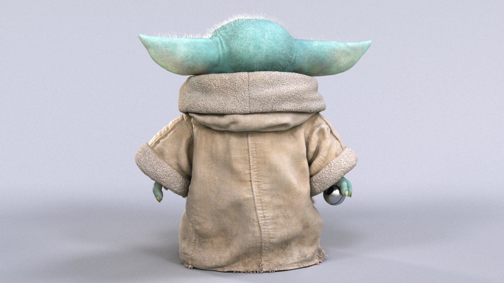 Grogu Baby Yoda Film Quality 3D model 3D model_20