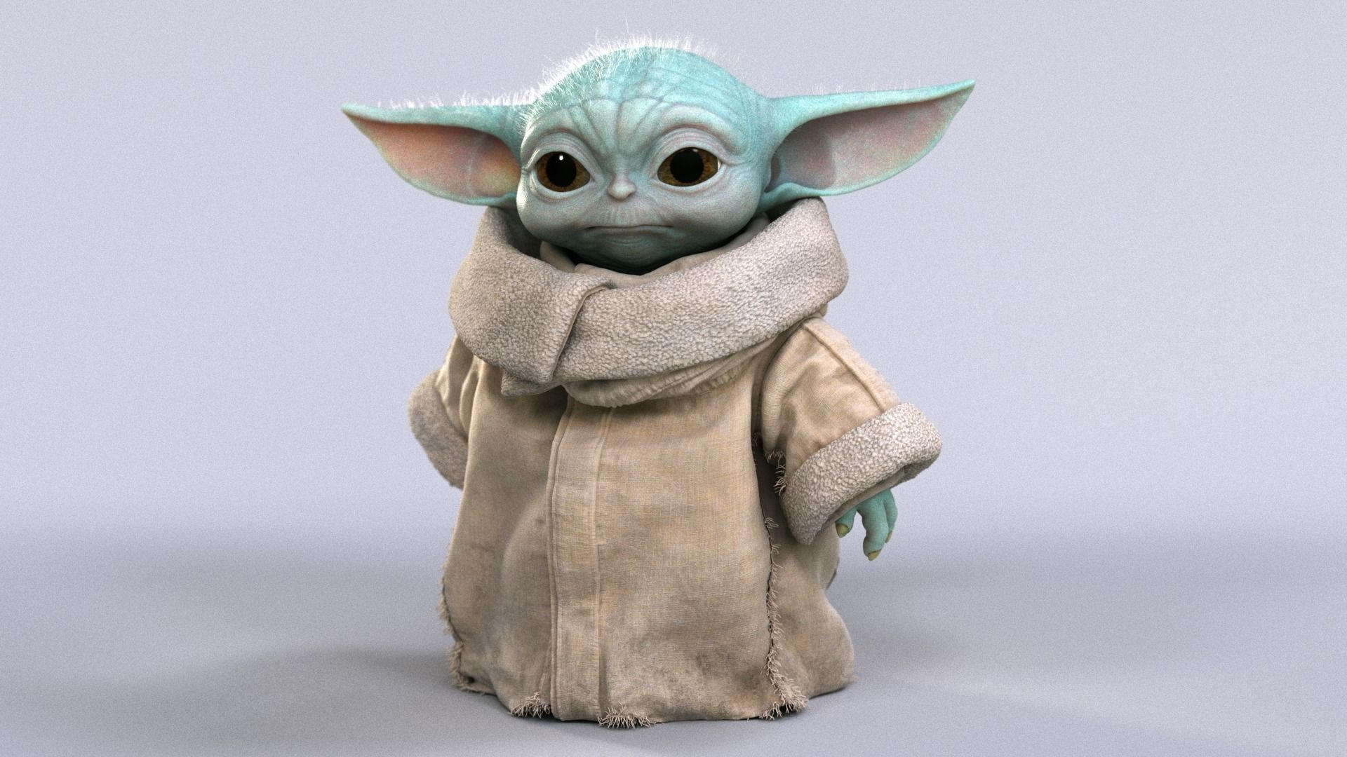 Grogu Baby Yoda Film Quality 3D model 3D model_26
