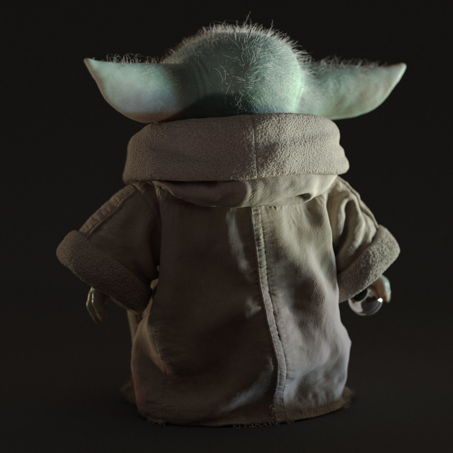 Grogu Baby Yoda Film Quality 3D model 3D model_9