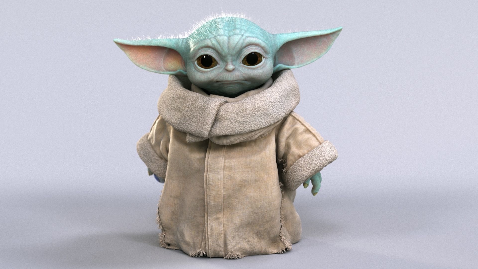 Grogu Baby Yoda Film Quality 3D model 3D model_12