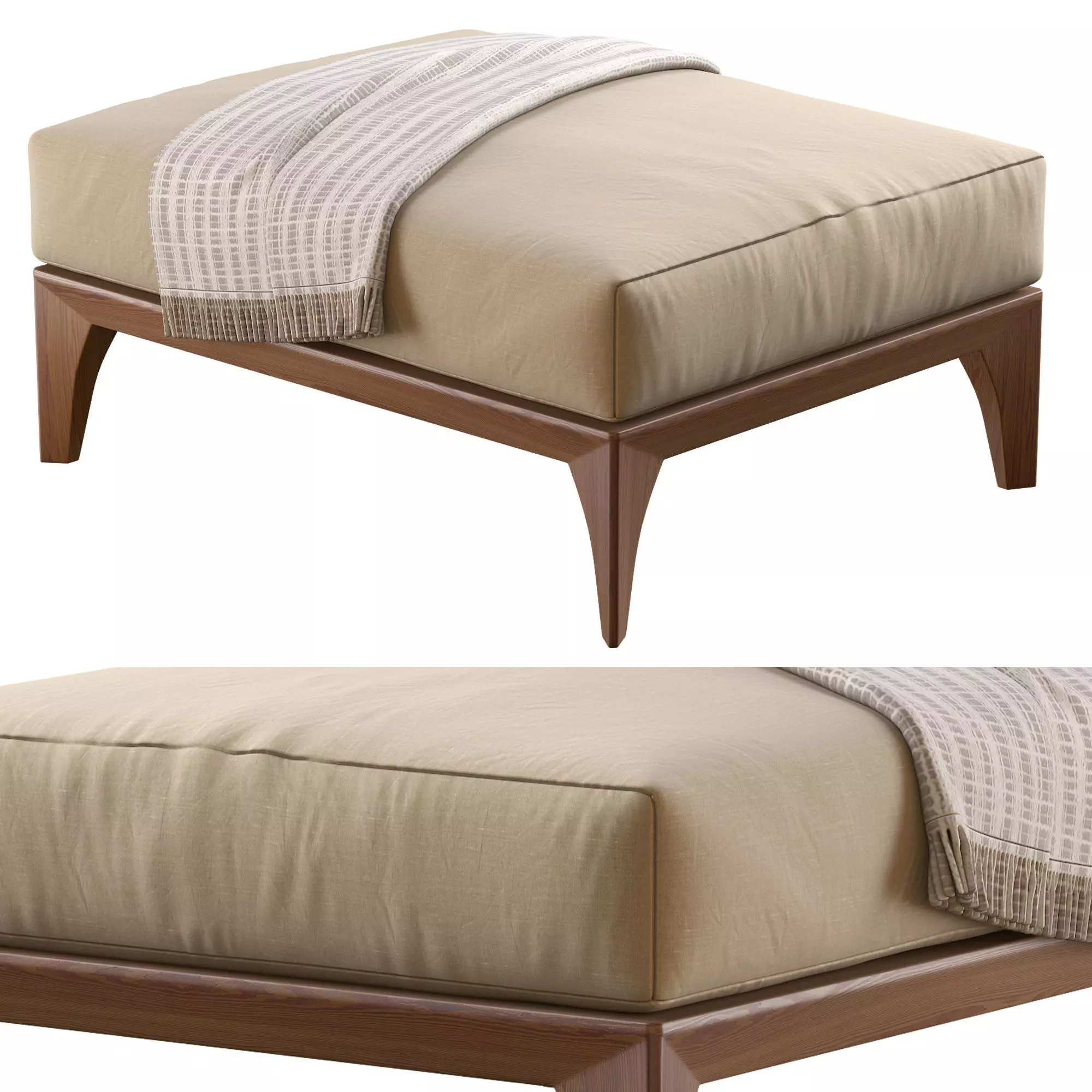 Pouf Fellov By Porada 3D model_0