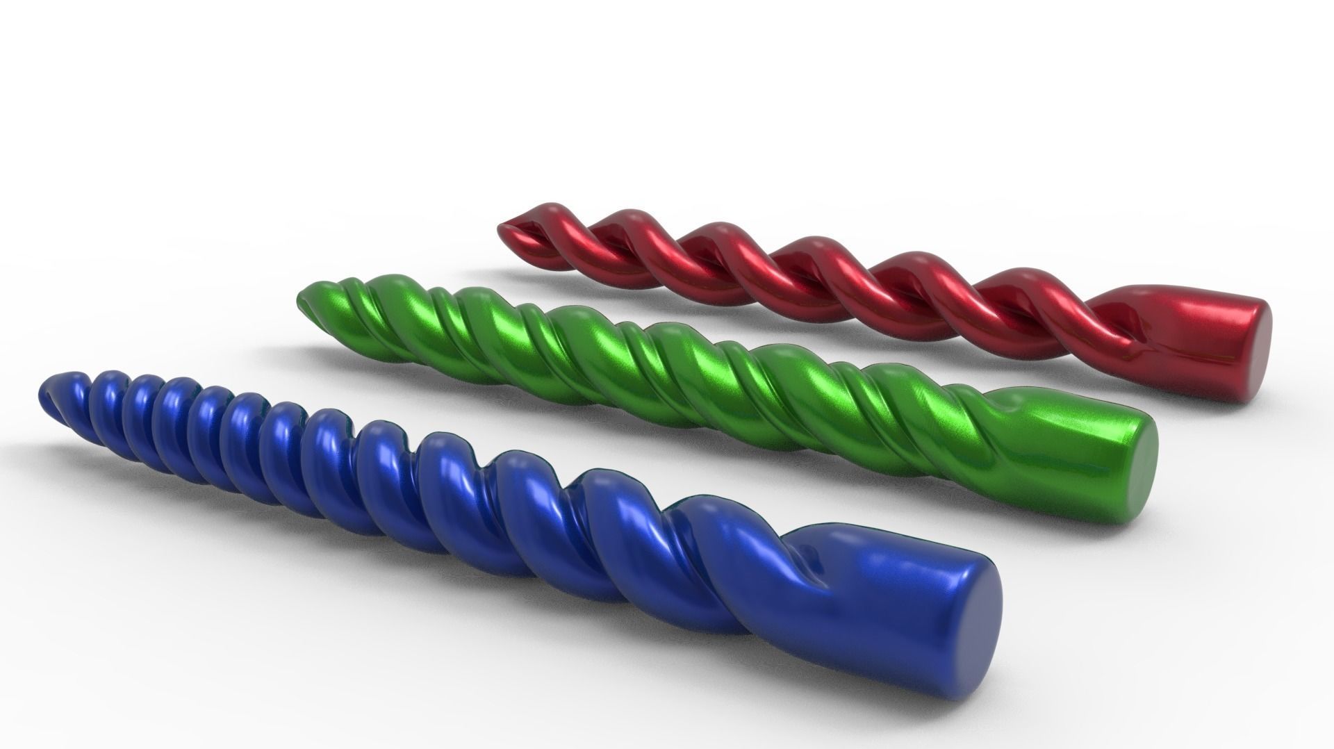 Fancy candles 3D print model_1