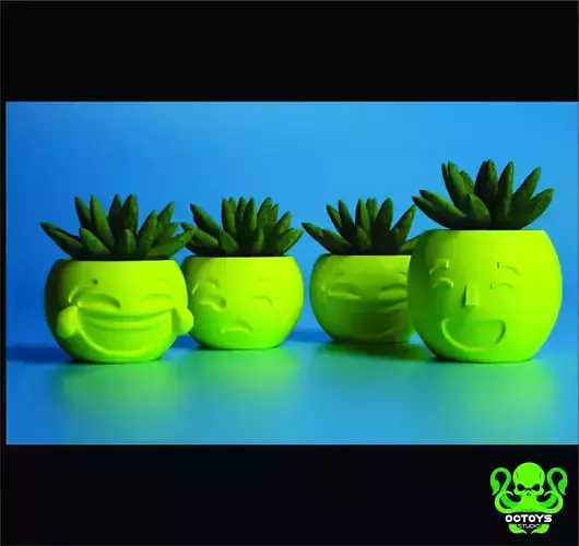 Emoji Plant Pots