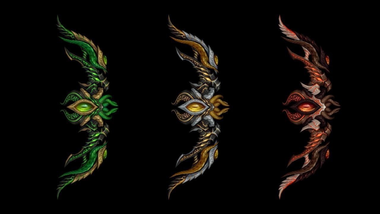 Cursed Bow Low-poly 3D model_1