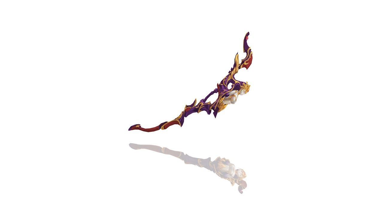 Goddess Bow Low-poly 3D model_2