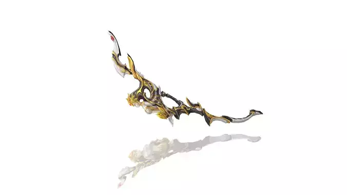 Goddess Bow Low-poly 3D model