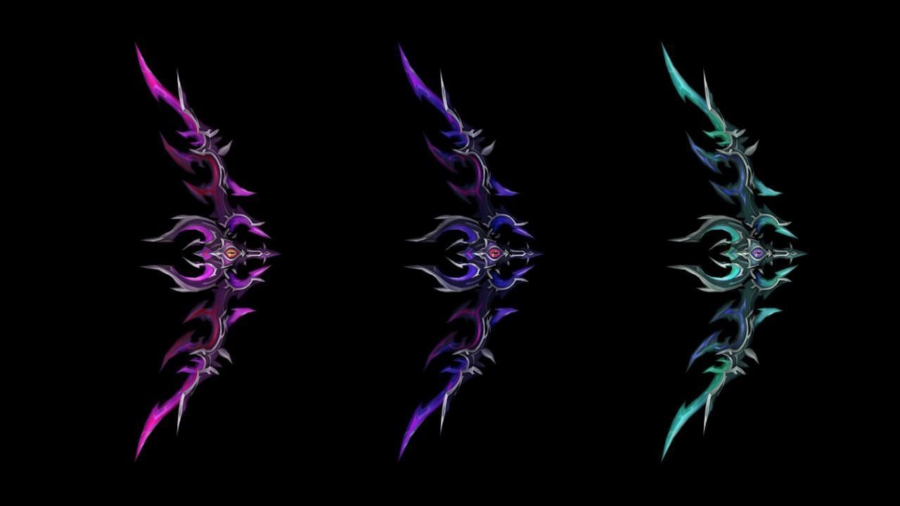 Succubus Bow Low-poly 3D model_1