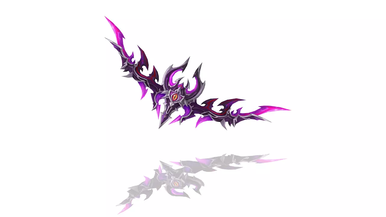 Succubus Bow Low-poly 3D model_0