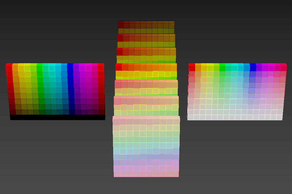 Color palette material color 3D model_6