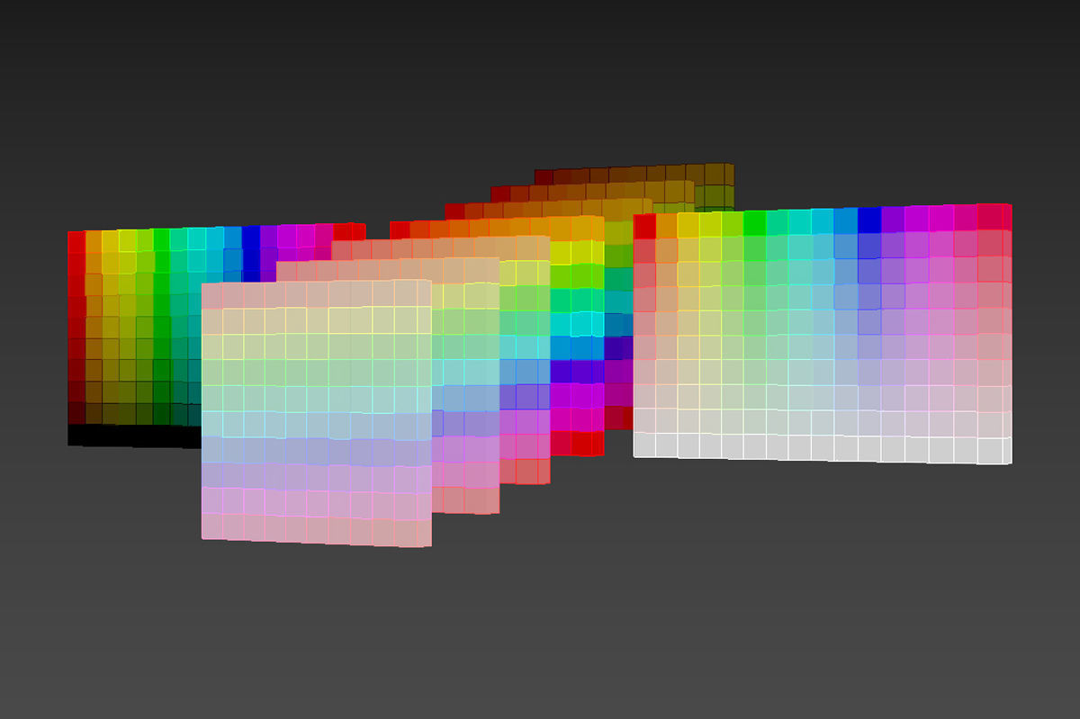 Color palette material color 3D model_5