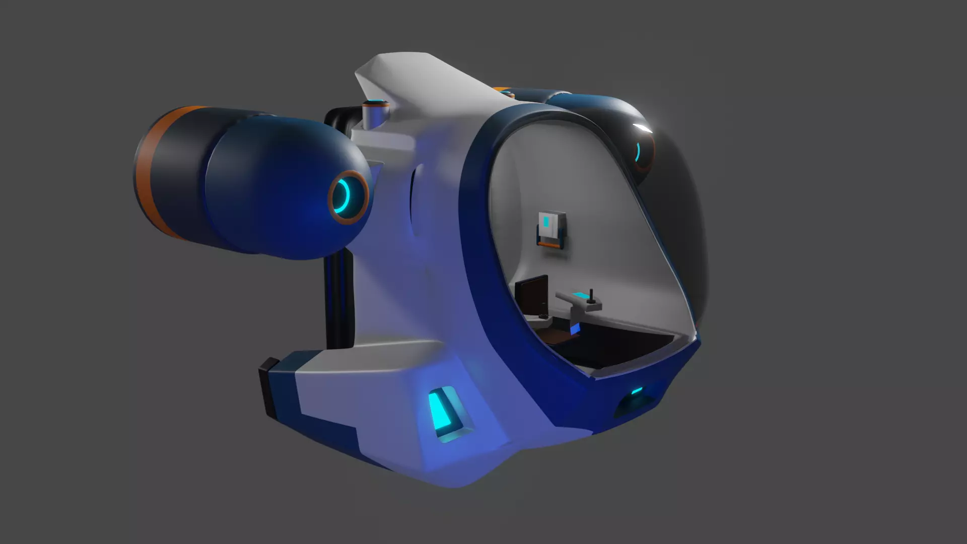 Seatruck Subnautica 3D model_0