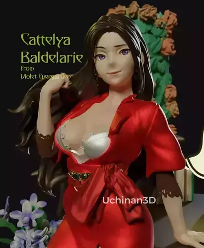 Cattleya Baldelarie anime version 3D print model