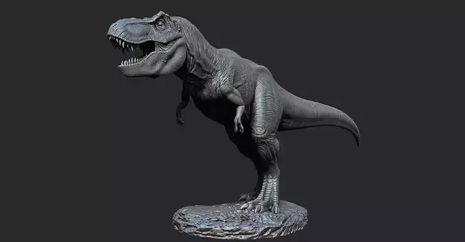 Jurassic park Jurassic World Tyrannosaurus Rex - 3D Print Model 3D print model