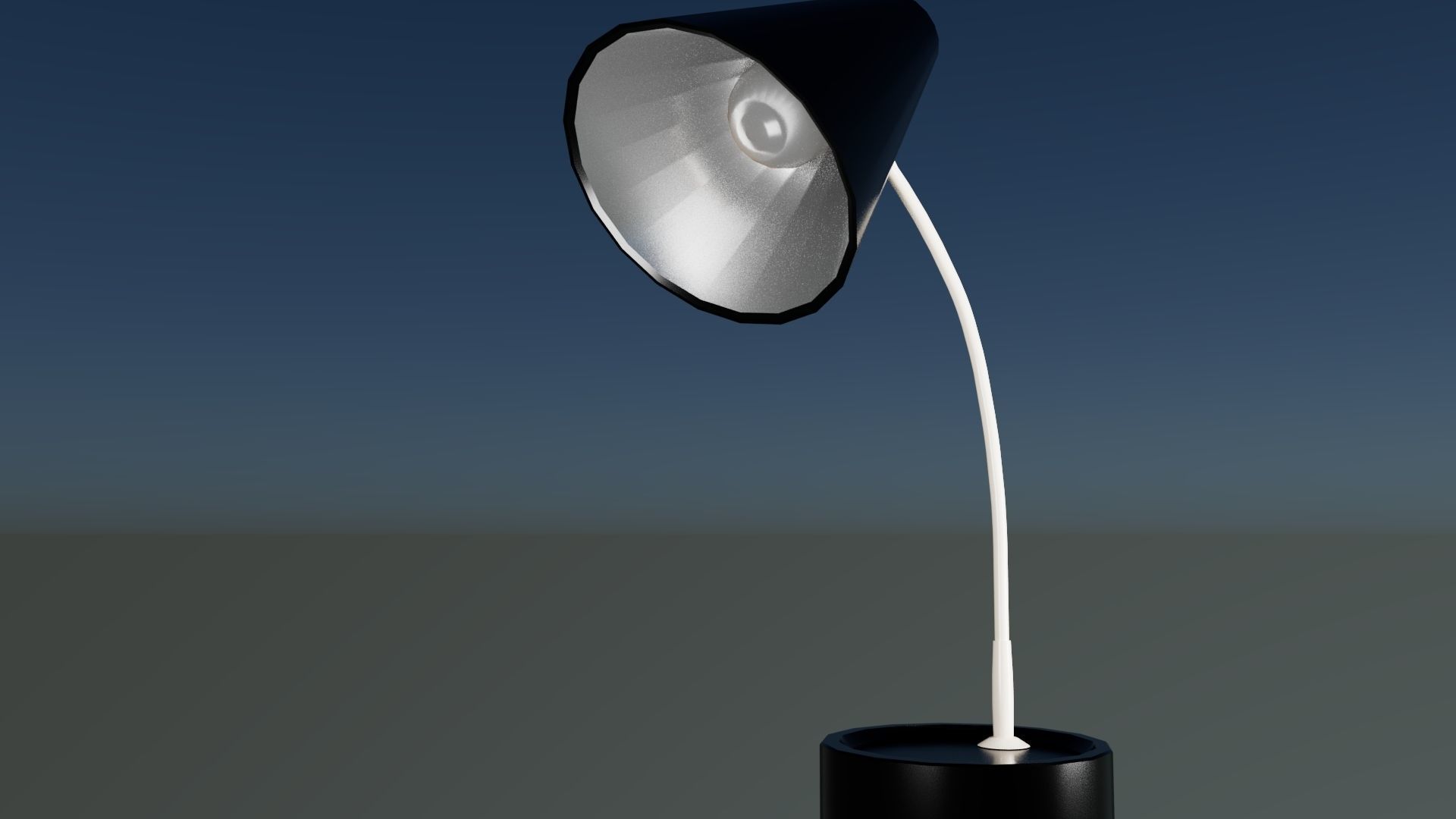 Desk Lamp Low-poly 3D model_4