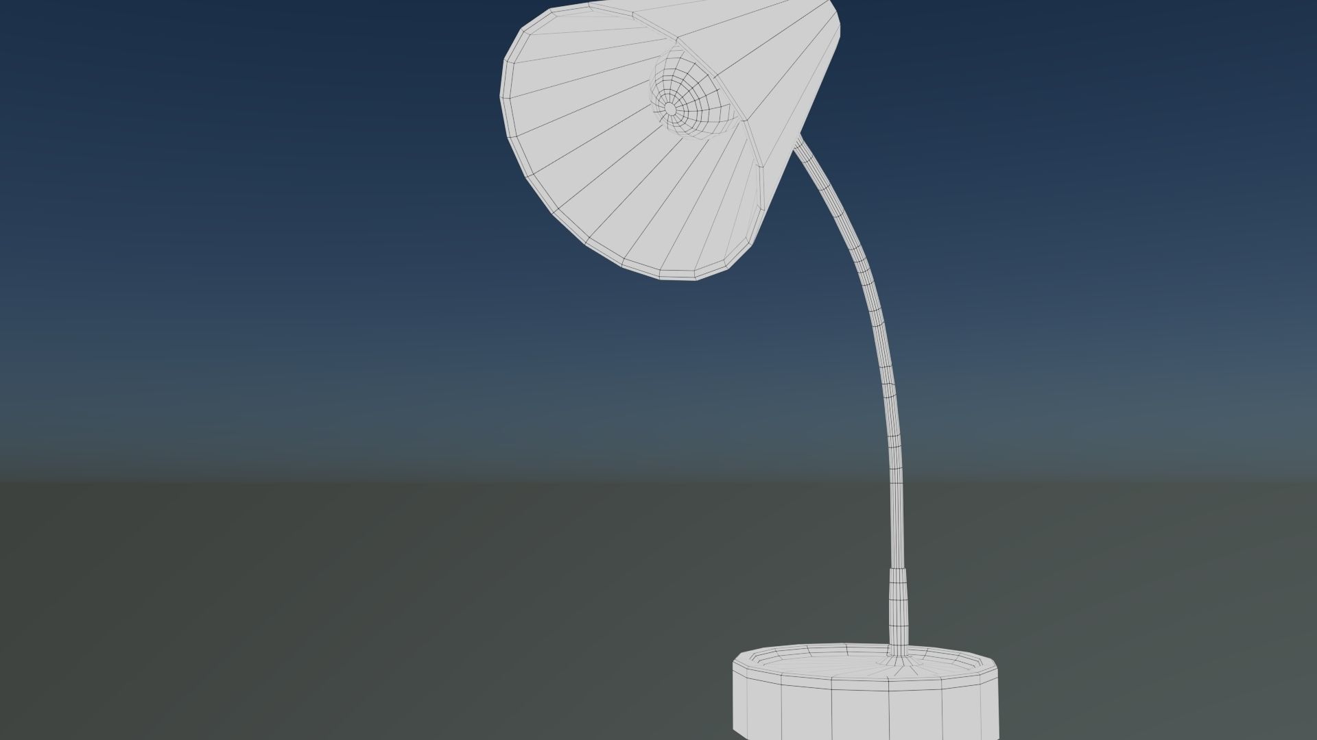 Desk Lamp Low-poly 3D model_5