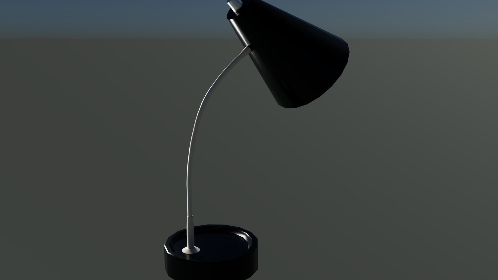 Desk Lamp Low-poly 3D model_1