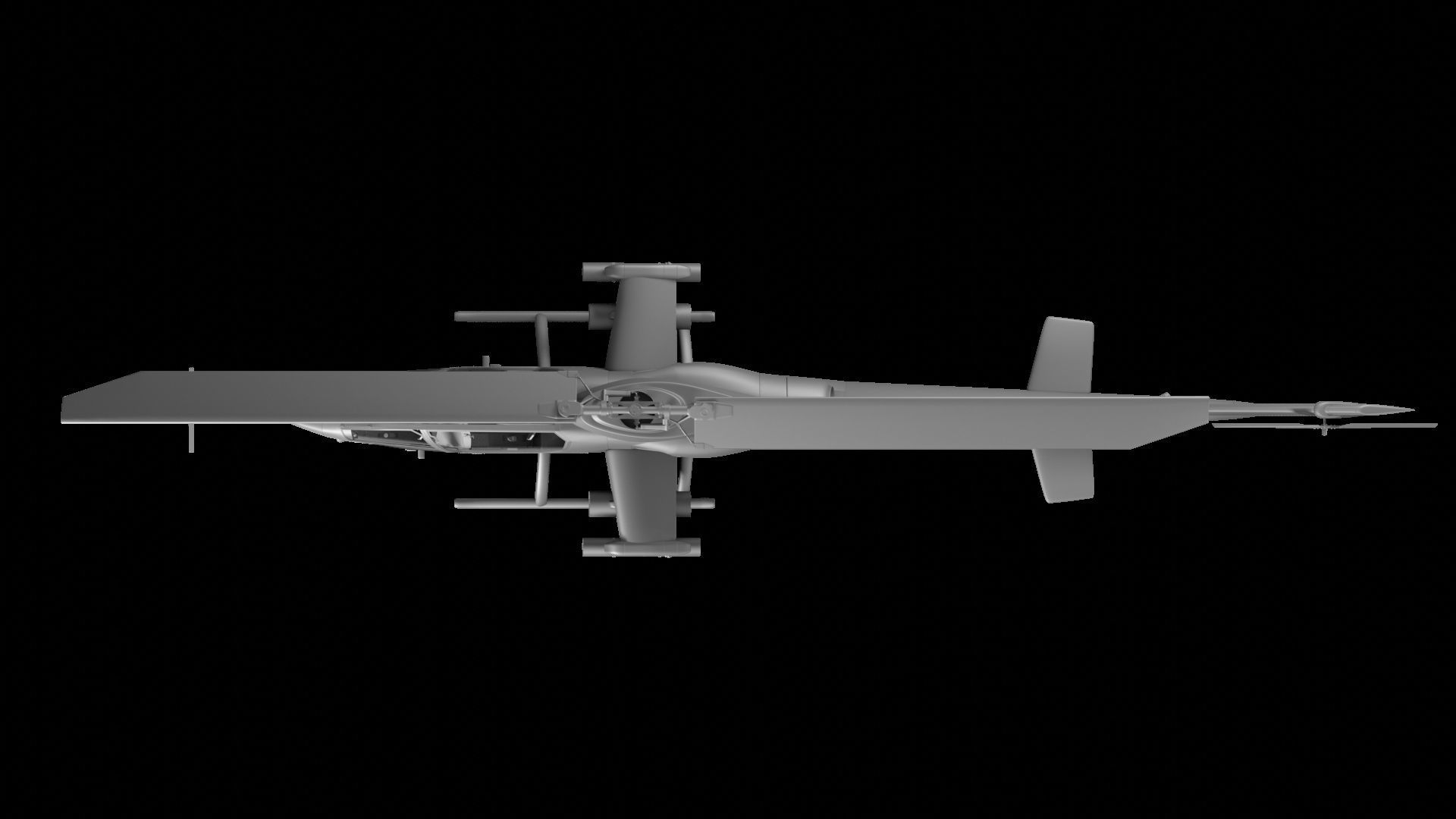 AH-1 - Cobra Attack Helicopter 3D model_2