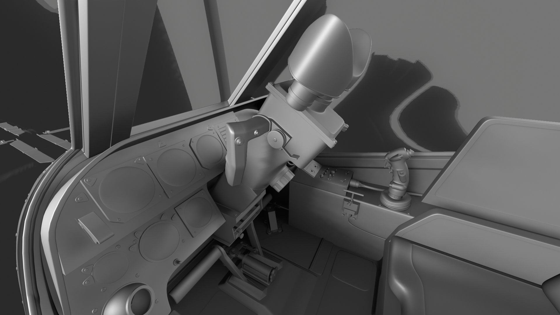 AH-1 - Cobra Attack Helicopter 3D model_9