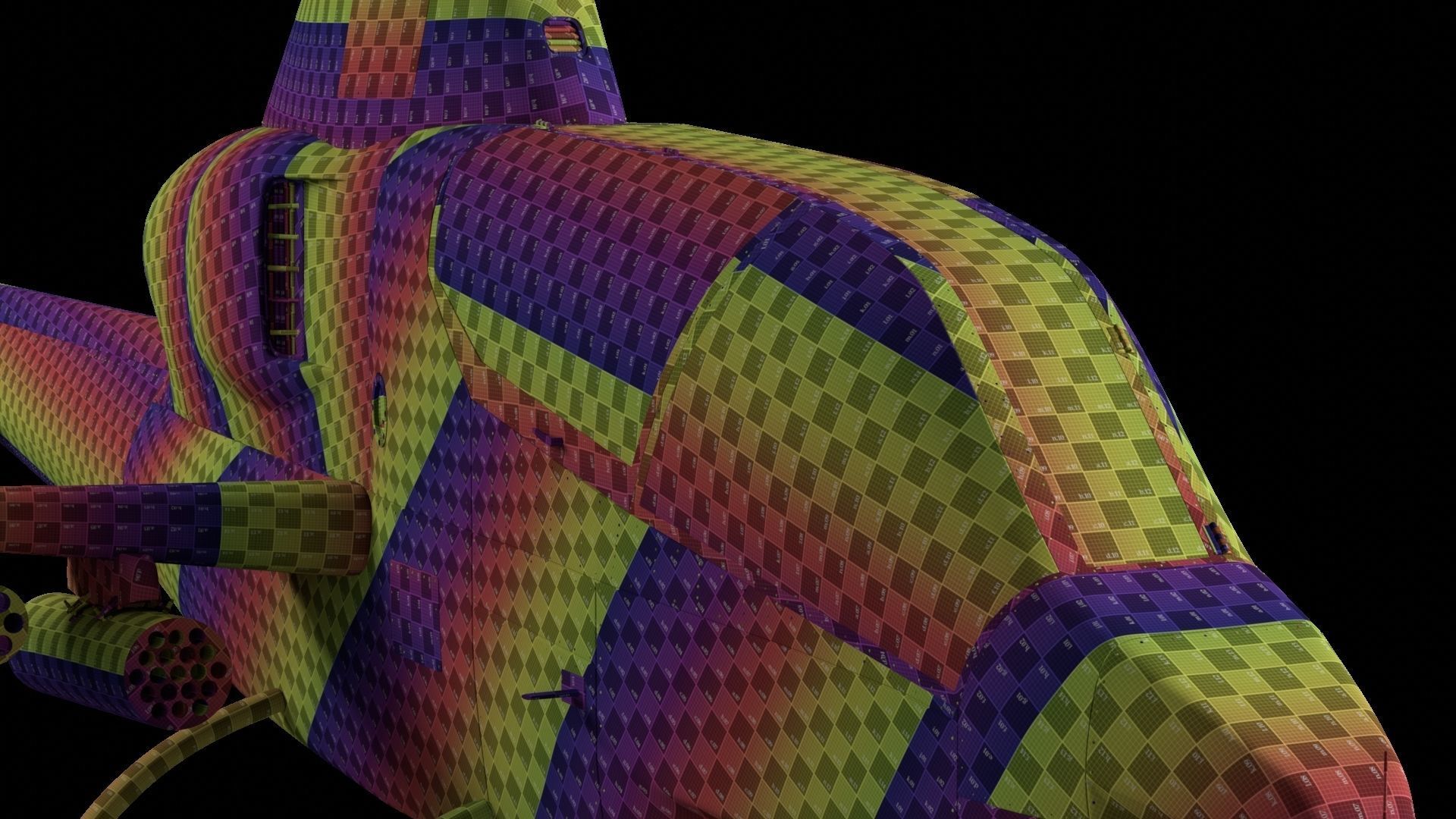 AH-1 - Cobra Attack Helicopter 3D model_39