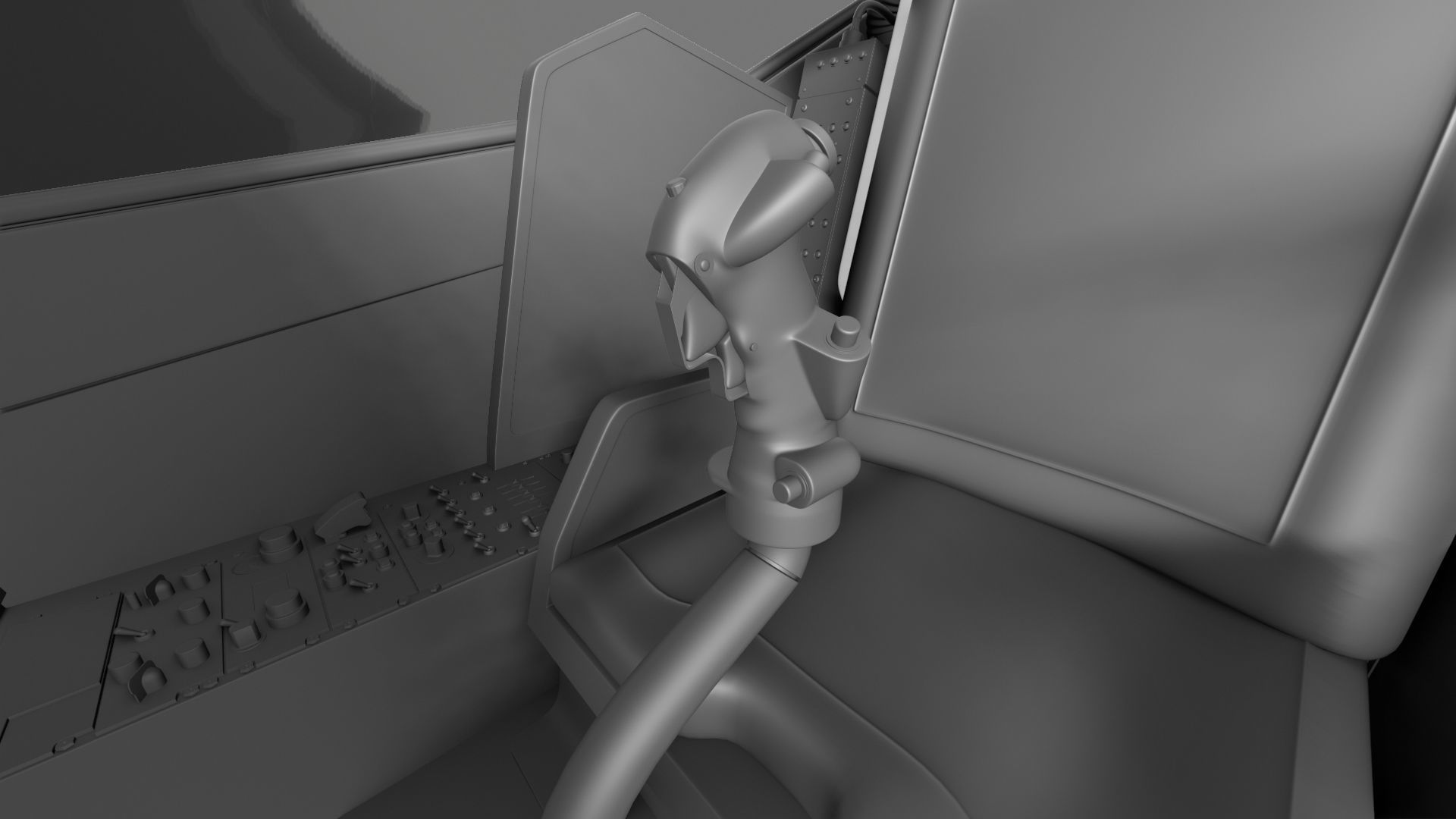 AH-1 - Cobra Attack Helicopter 3D model_10